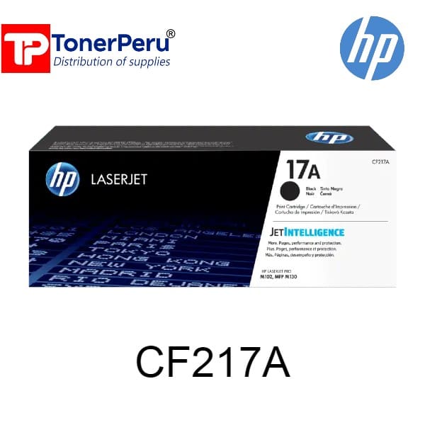 Toner HP 17A Negro CF217A LaserJet Original