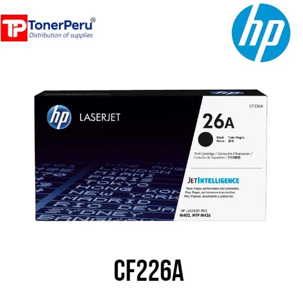 Toner HP 26A original CF226A Negro LaserJet
