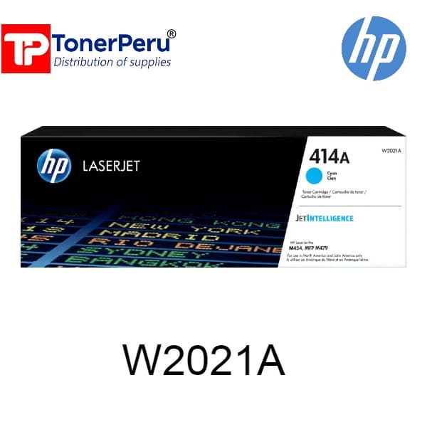 Toner HP 414A Cian W2021A LaserJet Original