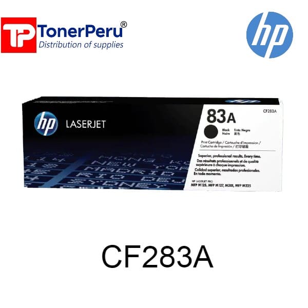Toner HP 83A Negro CF283A LaserJet Original
